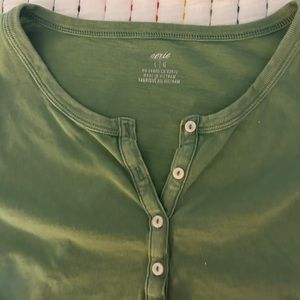 Green Aerie Long Sleeve Top